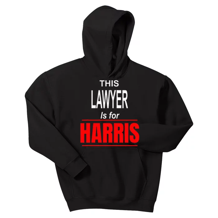 Lawyer Kamala Supports Harris President 2024 Kids Hoodie