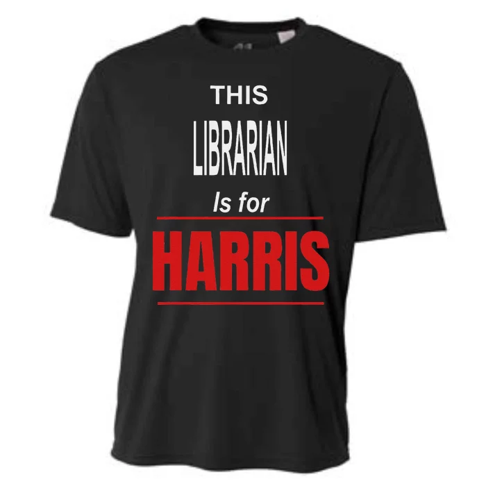 Librarian Kamala Supports Harris President 2024 Harris Cooling Performance Crew T-Shirt