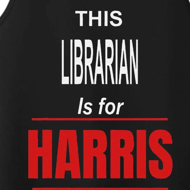 Librarian Kamala Supports Harris President 2024 Harris Performance Tank