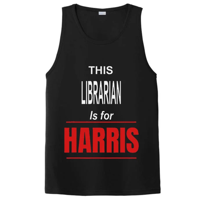 Librarian Kamala Supports Harris President 2024 Harris Performance Tank