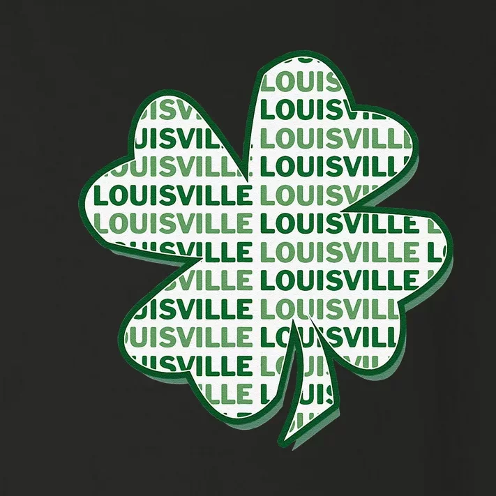 Louisville Kentucky St Patrick's Day 4 Leaf Clover Toddler Long Sleeve Shirt