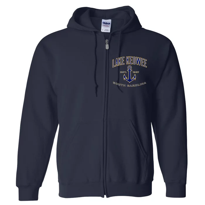 Lake Keowee SC Full Zip Hoodie