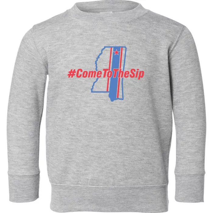 Come To The Sip Toddler Sweatshirt