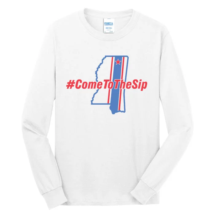 Come To The Sip Tall Long Sleeve T-Shirt