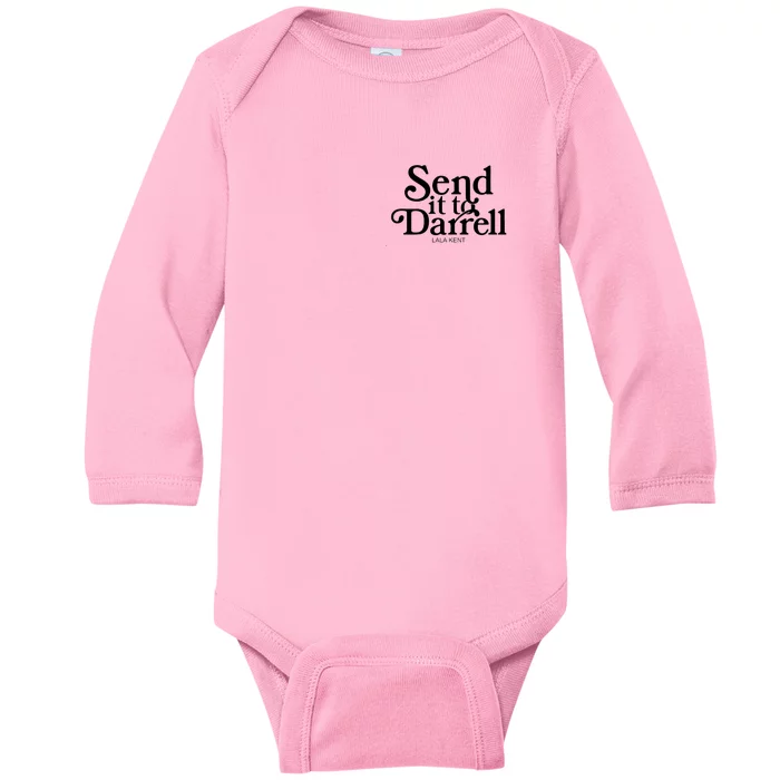 Lala Kent Send It To Darrell Tom Sandoval Baby Long Sleeve Bodysuit