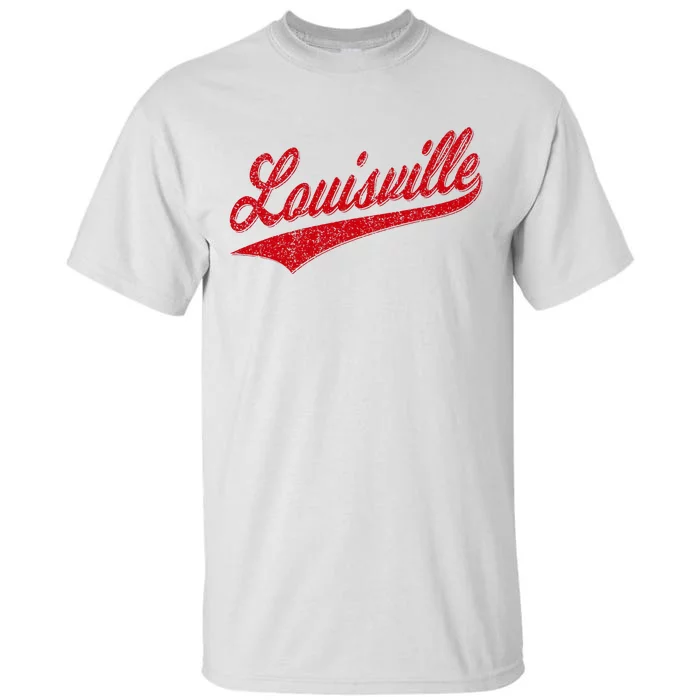 Louisville Kentucky Varsity Script Classic Sports Jersey Tall T-Shirt