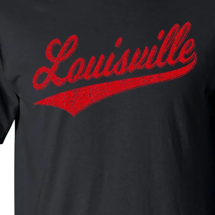 Louisville Kentucky Varsity Script Classic Sports Jersey Tall T-Shirt