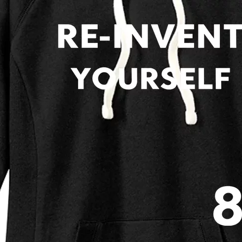 Lil Kim Wearing Reinvent Yourself Women's Fleece Hoodie