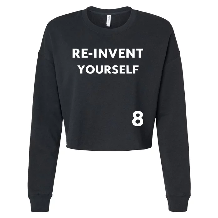 Lil Kim Wearing Reinvent Yourself Cropped Pullover Crew