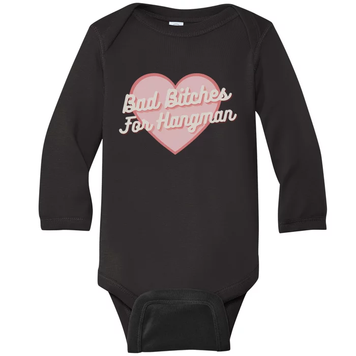 Lacey Kay Wearing Bad Bitches For Hangman Baby Long Sleeve Bodysuit