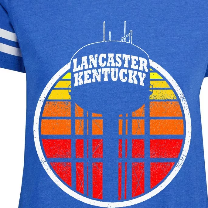 Lancaster Kentucky Water Tower Enza Ladies Jersey Football T-Shirt