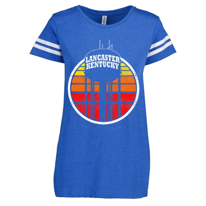 Lancaster Kentucky Water Tower Enza Ladies Jersey Football T-Shirt