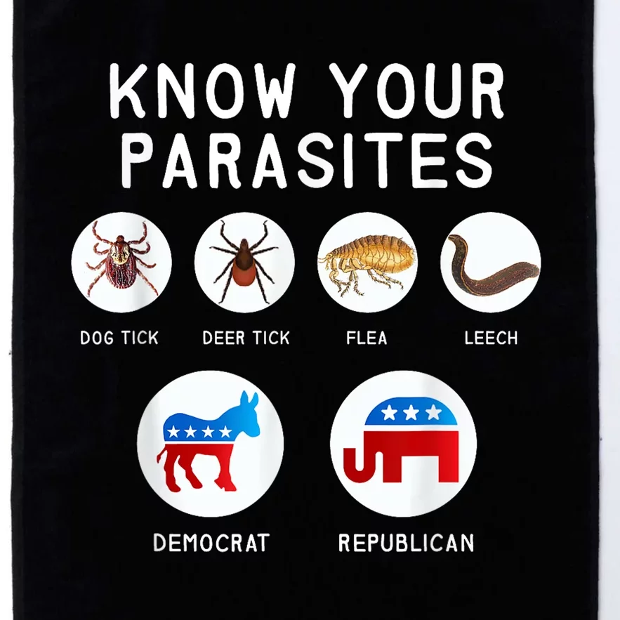 Libertarian Know Your Parasites Platinum Collection Golf Towel