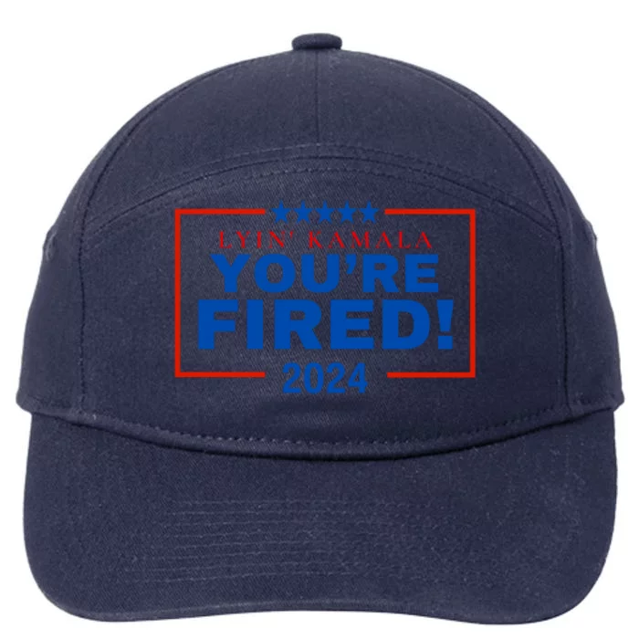 Lyin Kamala You’Re Fired! 2024 7-Panel Snapback Hat