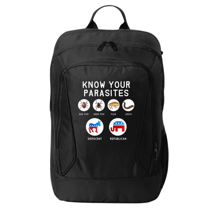 Libertarian Know Your Parasites City Backpack