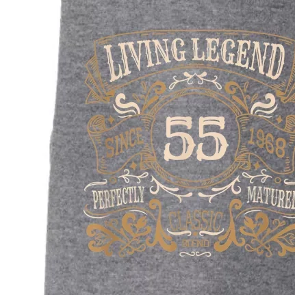 Living Legend 1968, 55th Birthday Doggie 3-End Fleece Hoodie