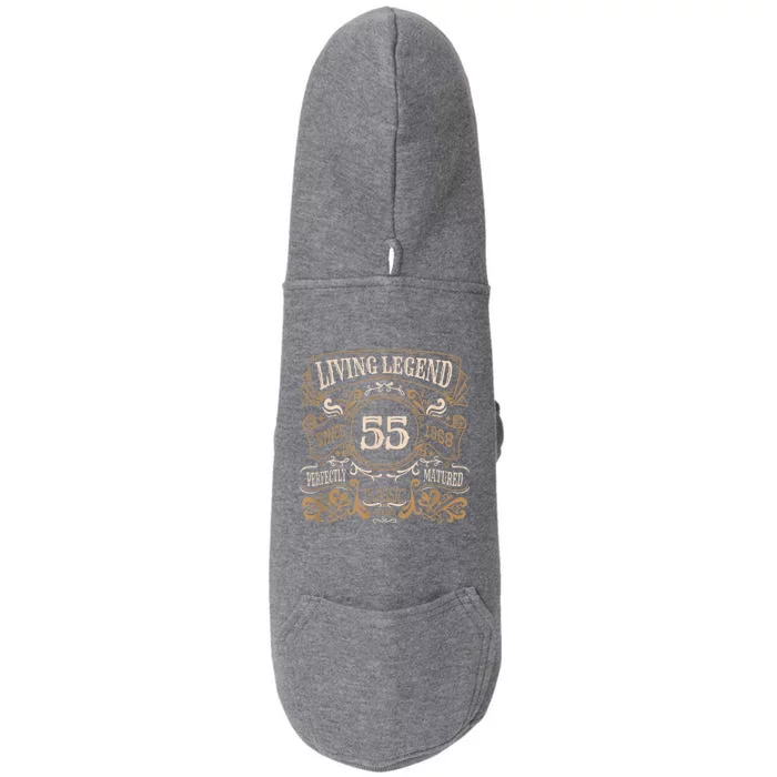 Living Legend 1968, 55th Birthday Doggie 3-End Fleece Hoodie