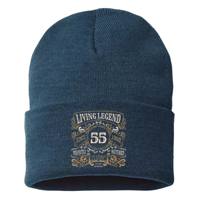 Living Legend 1968, 55th Birthday Sustainable Knit Beanie