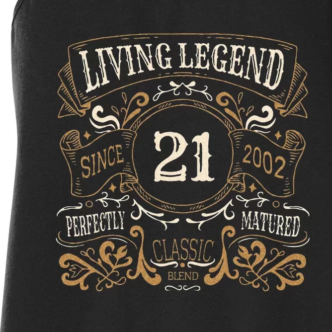 Living Legend 20 21st Birthday Women's Racerback Tank