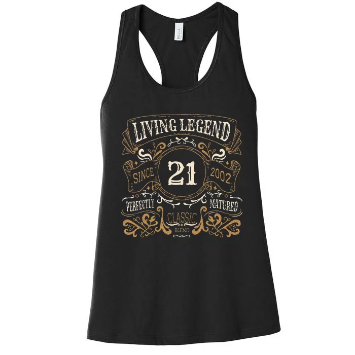 Living Legend 20 21st Birthday Women's Racerback Tank