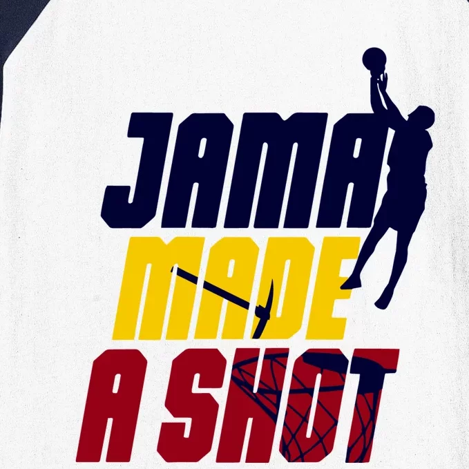 Lebron Los Angeles Basketball Jama Made A Shot Baseball Sleeve Shirt