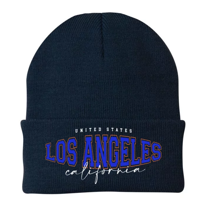 LA Los Angeles California Vintage Knit Cap Winter Beanie