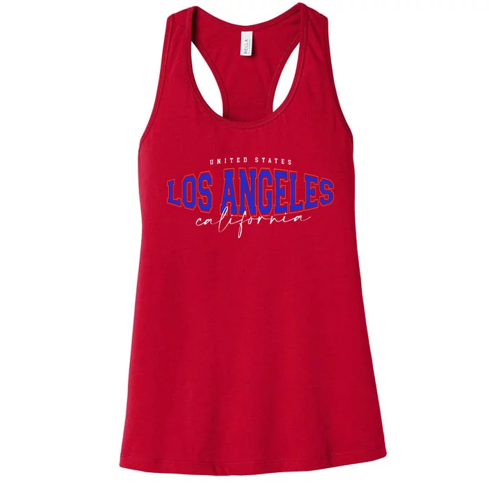 LA Los Angeles California Vintage Women's Racerback Tank