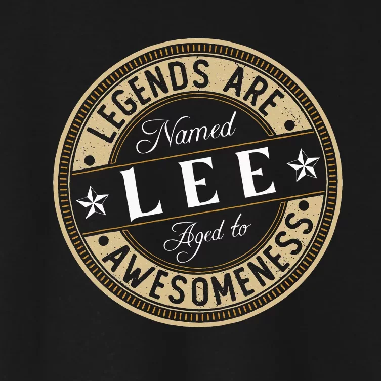 Lee Legends Are Named Lee Women's Crop Top Tee