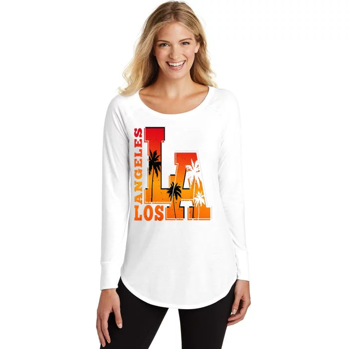 LA Los Angeles Women's Perfect Tri Tunic Long Sleeve Shirt