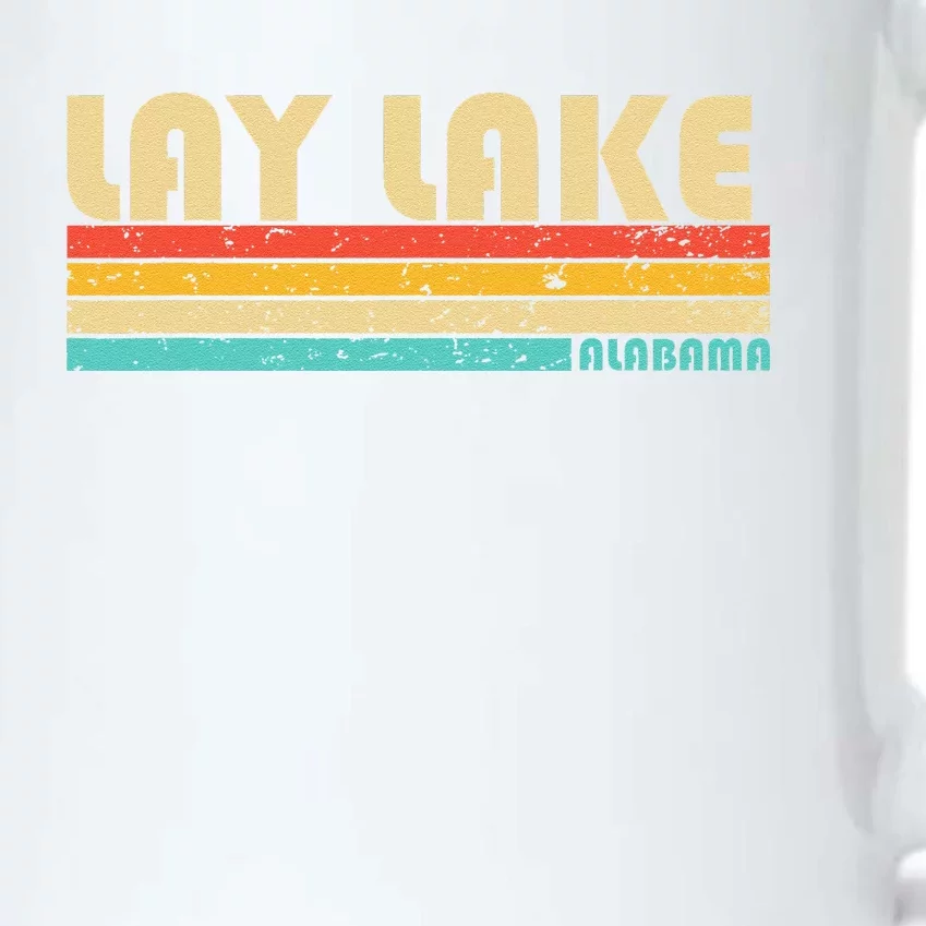 Lay Lake Alabama Funny Fishing Camping Summer Black Color Changing Mug