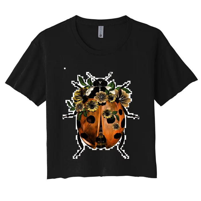 Ladybug Women's Crop Top Tee