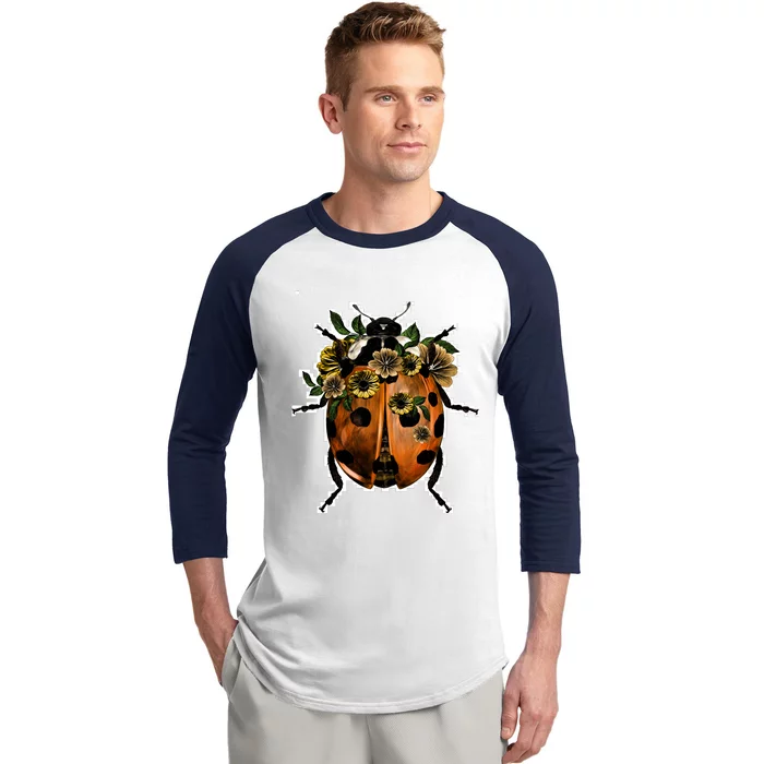 Ladybug Baseball Sleeve Shirt