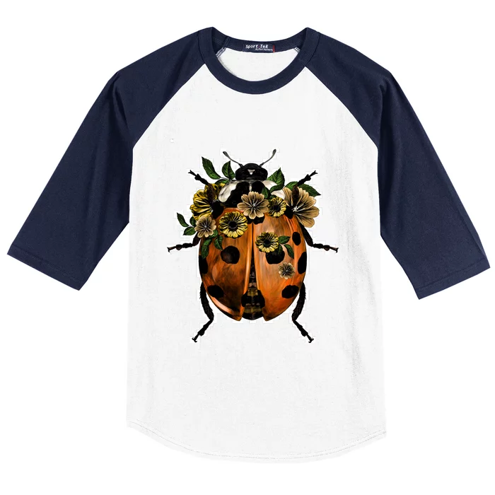 Ladybug Baseball Sleeve Shirt