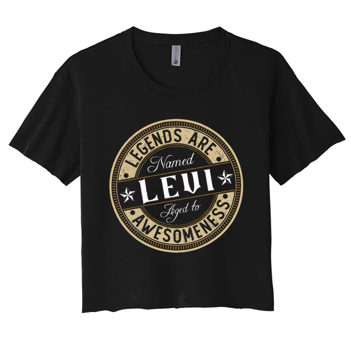 Levi Legends Are Named Levi Women's Crop Top Tee