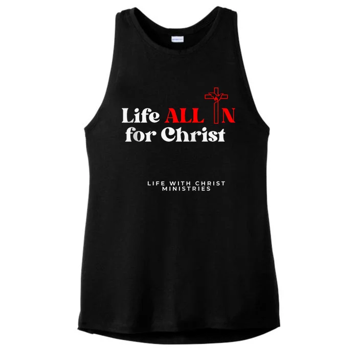 Lwc Life All In For Jesus Ladies Tri-Blend Wicking Tank