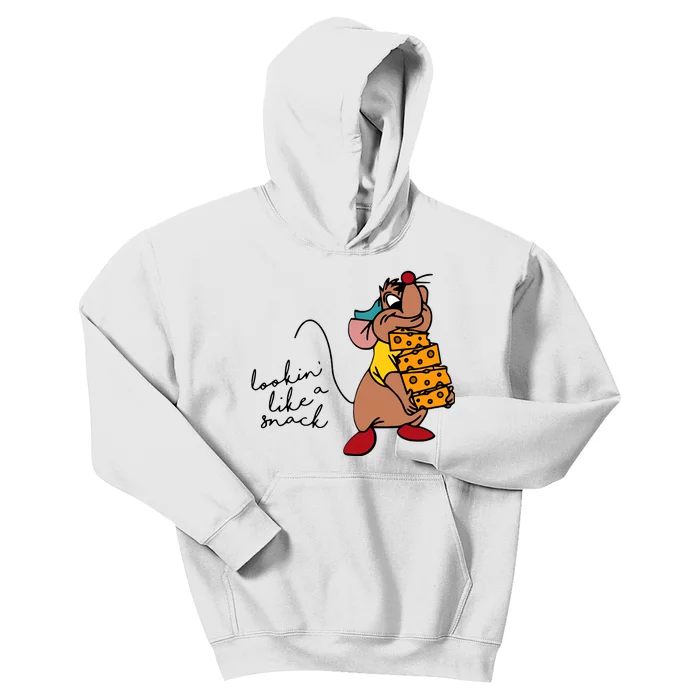 Looking Like A Snack Cute Mouse Mice Love Cheese Funny Cute Kids Hoodie