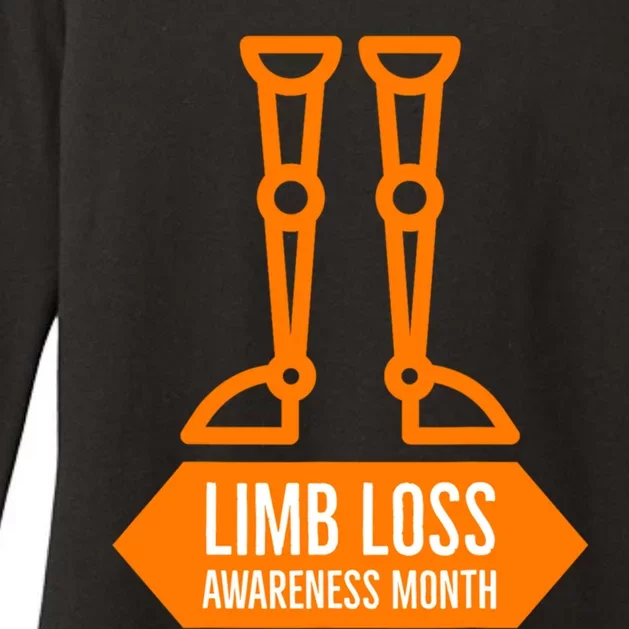 Limb Loss Awareness Month Great Gift Womens CVC Long Sleeve Shirt