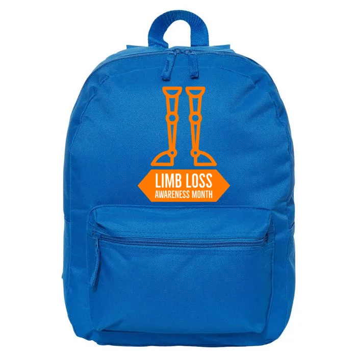 Limb Loss Awareness Month Great Gift 16 in Basic Backpack