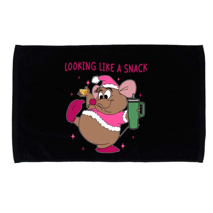 Looking Like A Snack Christmas Trip Microfiber Hand Towel