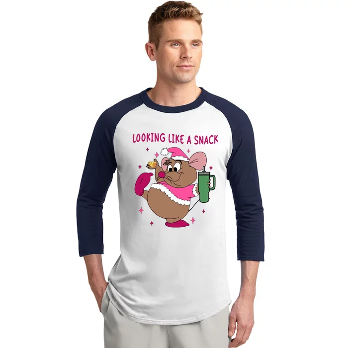 Looking Like A Snack Christmas Trip Baseball Sleeve Shirt