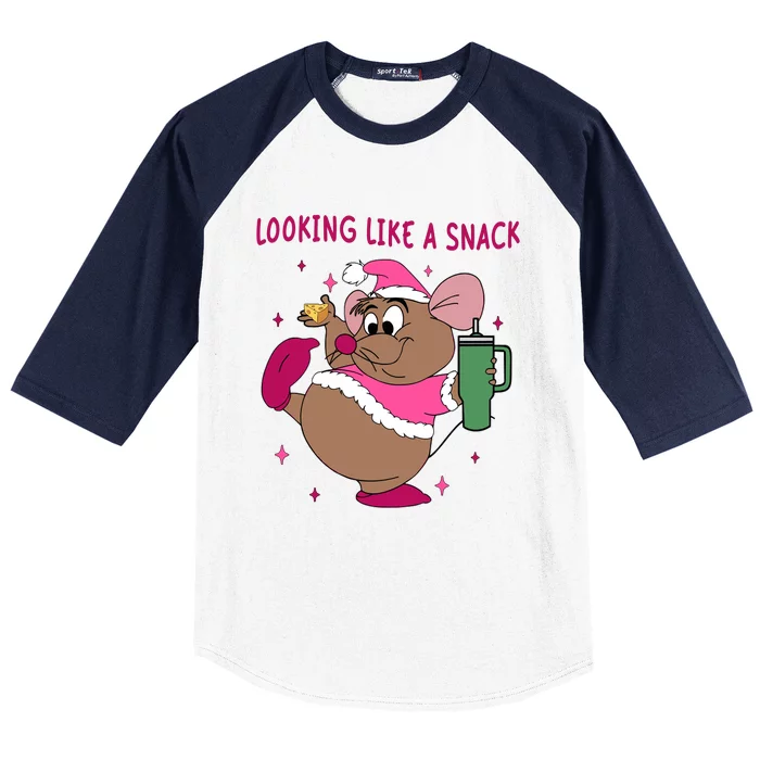 Looking Like A Snack Christmas Trip Baseball Sleeve Shirt