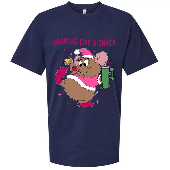 Looking Like A Snack Christmas Trip Sueded Cloud Jersey T-Shirt