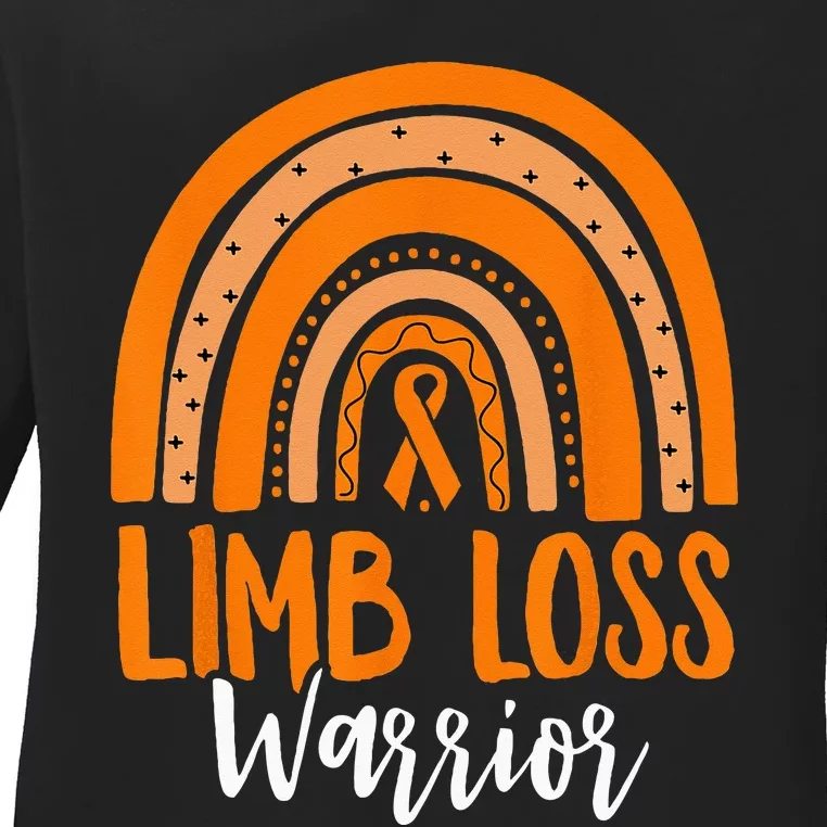 Limb Loss Awareness Wheelchair Hand Leg Ampu Amputation Ladies Long Sleeve Shirt