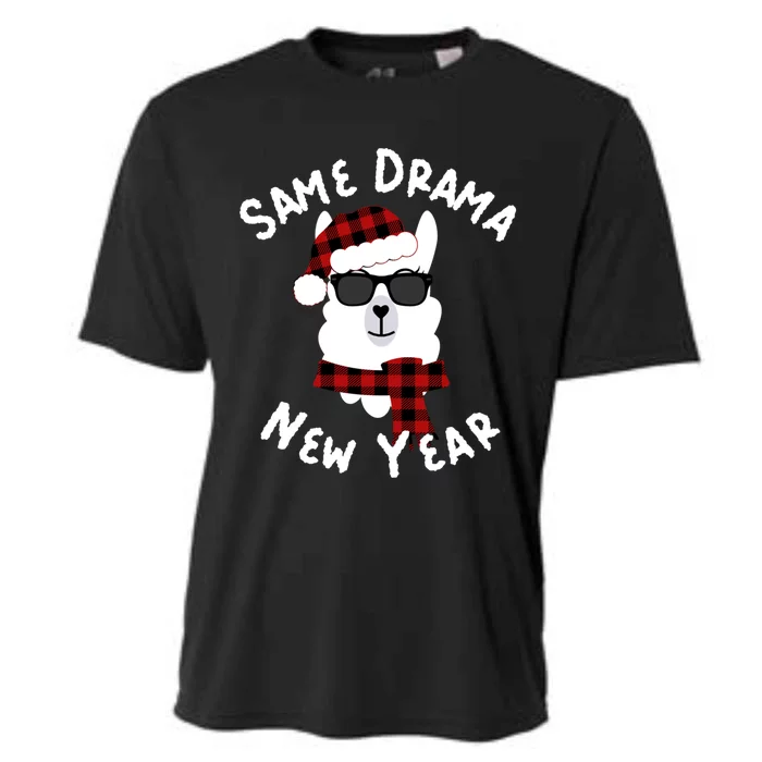 Llama Llama Alpaca Happy New Years Eve Party Decor Pajamas Gift Cooling Performance Crew T-Shirt