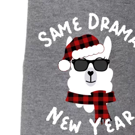 Llama Llama Alpaca Happy New Years Eve Party Decor Pajamas Gift Doggie 3-End Fleece Hoodie