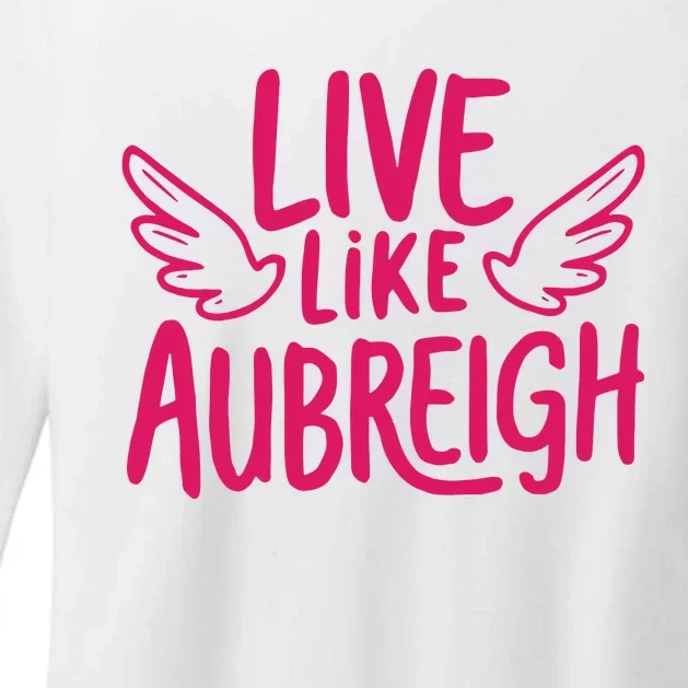 Live Like Aubreigh Womens CVC Long Sleeve Shirt