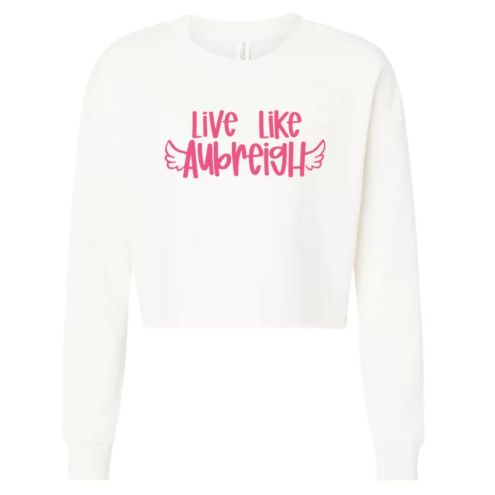 Live Like Aubreigh Cropped Pullover Crew