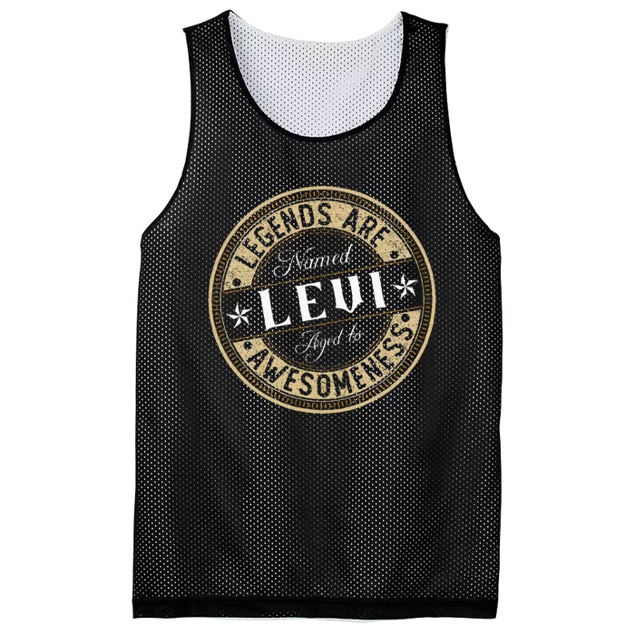 Levi Legends Are Named Levi Mesh Reversible Basketball Jersey Tank