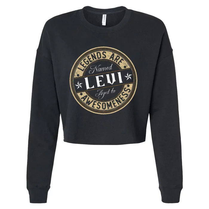 Levi Legends Are Named Levi Cropped Pullover Crew