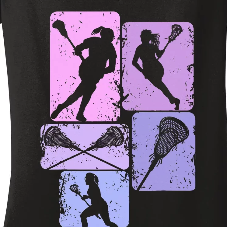 Lacrosse Women's V-Neck T-Shirt